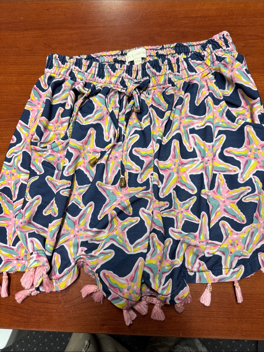 Simply southern starfish shorts S/M // 092036
